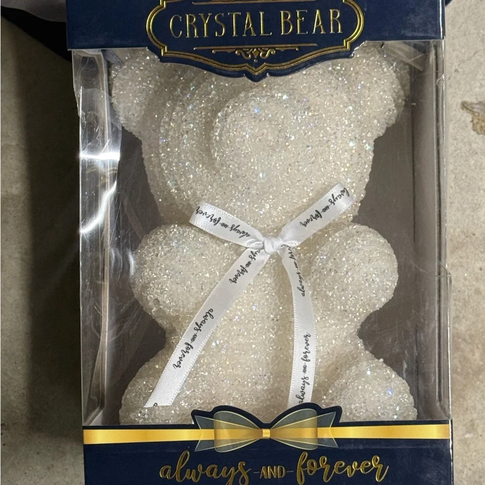 Glittering White Crystal Bear‎